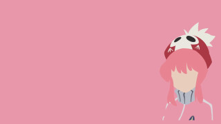 Pink background cartoon character pink - a pink hat free wallpaper