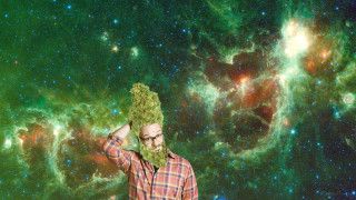 Man holding green stuff large - adam rex free wallpaper
