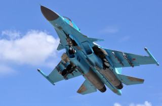 Fighter jet blue sky clouds 13 - inside free wallpaper