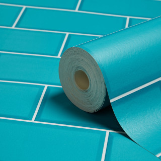 Blue paper tile floor tape - gradient light blue free wallpaper