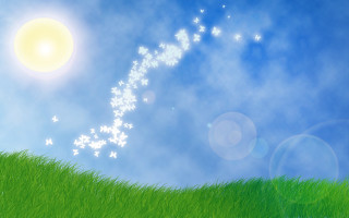 Grass field sun background white - a sun in the background free wallpaper