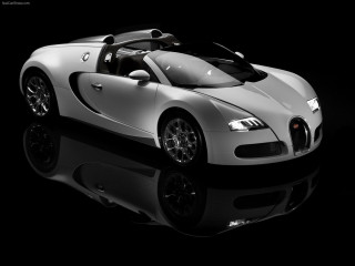 White bugatti black background floor - a reflection free wallpaper