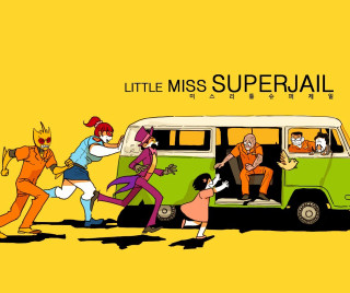 Cartoon bus people costume man - temporary art free wallpaper