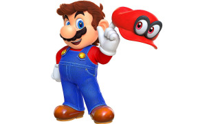 Nintendo character holding mushroom toy - ayo free wallpaper