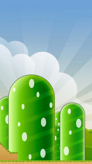 Green desert cartoon sky clouds - white cloud free wallpaper