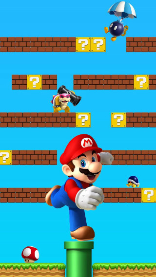 Mario running platform person hat - ayo free wallpaper