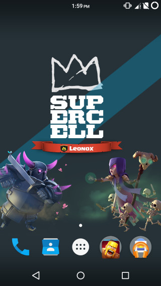 Phone game crown banner cartoon - the screen free wallpaper