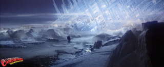 Man snow mountain iceberg distance - modular free wallpaper