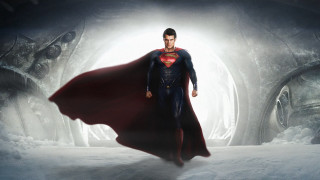 Superman suit snow cape closed - a man in a superman suit free wallpaper