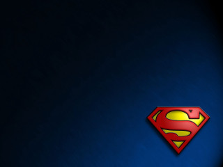 Superman logo blue black yellow 2 - a superman logo free wallpaper