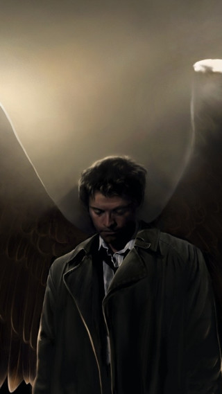 Dean roger man wings bird - his shoulder free wallpaper