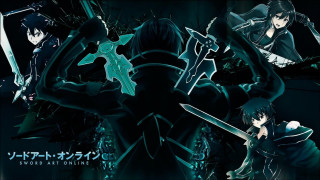 Anime characters swords group action 14 - sword and swords free wallpaper