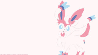 Pink blue cartoon character big - a big smile free wallpaper