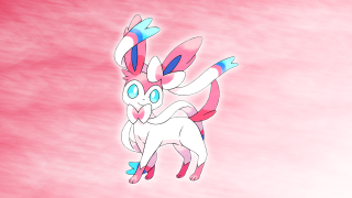 Pink blue cartoon character background - color scheme free wallpaper