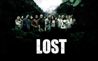 Group people forest lost standing - a poster free wallpaper
