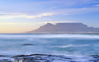 Mountain water foreground distant body - a body of water free wallpaper for desktop