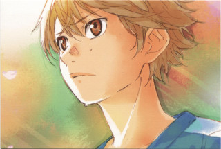Man blue shirt brown eyes - a serious look free wallpaper