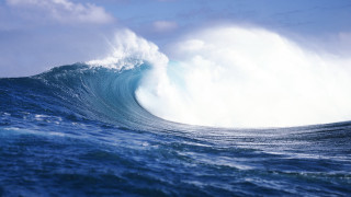 Large wave ocean sunny day 2 - ocean free wallpaper