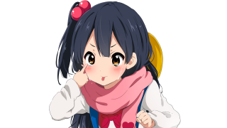 Girl pink scarf white shirt - a pink scarf free wallpaper