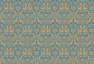 Blue gold wallpaper pattern side - gold free wallpaper