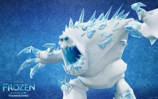 Frozen white monster sharp teeth - sharp tooth free wallpaper