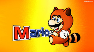 Cartoon character nintendo logo yellow - red free wallpaper for desktop
