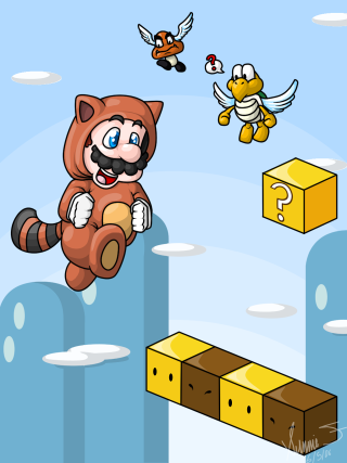 Cartoon character flying game platform - chris labrooy free wallpaper