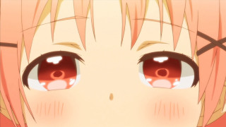 Aya pinkhair bigeyes redeyeball closeup - a close up of a person free wallpaper