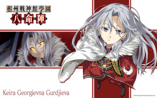 Anime couple long hair white 2 - grey hair free wallpaper