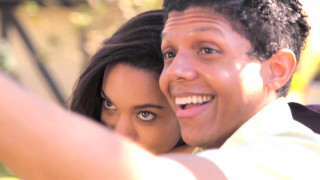 Man woman selfie smiling camera - a man and woman free wallpaper