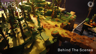 Forest bench map environmental matte - matte painting concept art free wallpaper