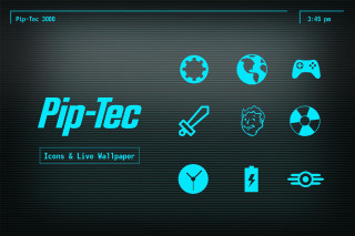 Blue screen icons keyboard mouse - a screen free wallpaper