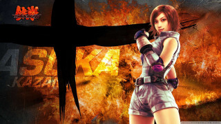 Girl short outfit gun cross - a gun in front free wallpaper