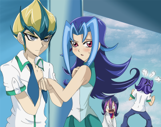 Anime characters group room sky - official free wallpaper for desktop