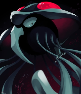 Black bird red moon ultrafine - a black bird free wallpaper