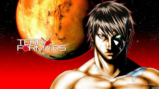 Sci fi painted face man - a face free wallpaper