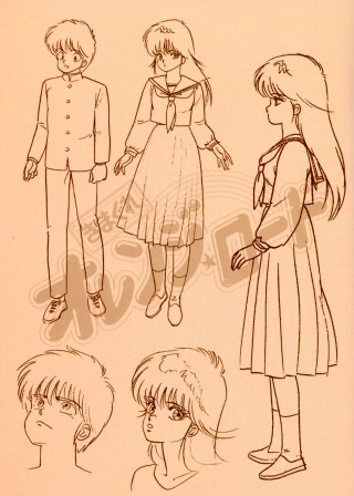 Group people different poses hair - a drawing of a group free wallpaper