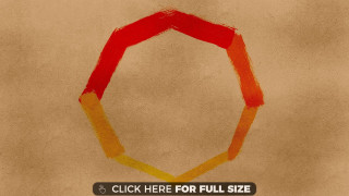 Red yellow stop sign click - geometric shape free wallpaper