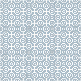 Geometric pattern blue white circles - grey background free wallpaper