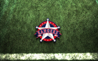 Rangers logo green grass star - a green grass field free wallpaper
