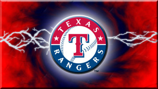 Texas rangers logo red background - lightning free wallpaper