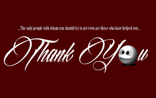 Thank you card ball smile - lyco art free wallpaper for desktop
