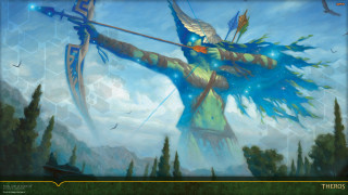 Woman bow arrow bird shoulder - altermodern free wallpaper