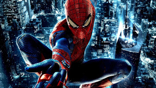 Spider man city cityscape background 3 - marvel comic free wallpaper for desktop