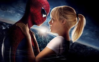 Woman spiderman cityscape night starry - amazing free wallpaper