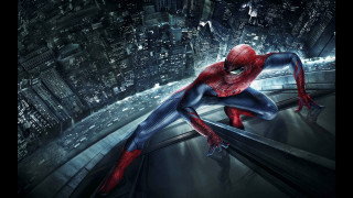 Man spider suit ledged city 2 - a man in a spider suit free wallpaper