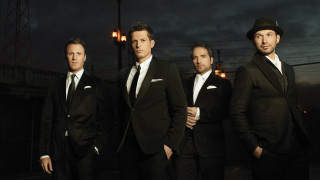 Men suits ties group dark - a group of men free wallpaper