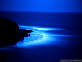 Blue ocean cliff sky clouds - cliff childs free wallpaper