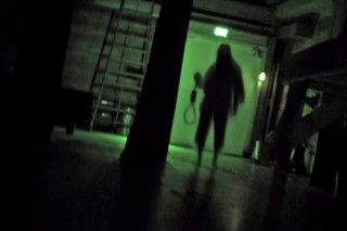 Person dark room hose green - their hand free wallpaper