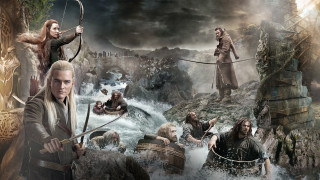 Group people river man bow - weta digital free wallpaper
